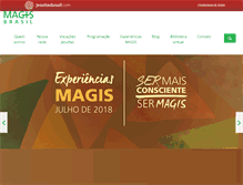 Tablet Screenshot of magisbrasil.com